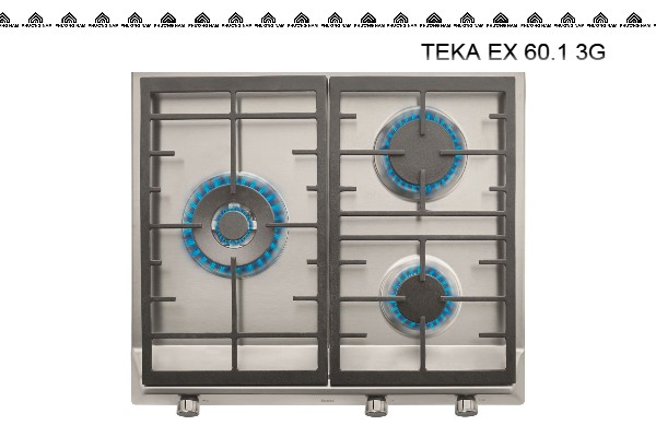 Bếp gas Teka 3 vùng nấu lắp âm EX60.13G