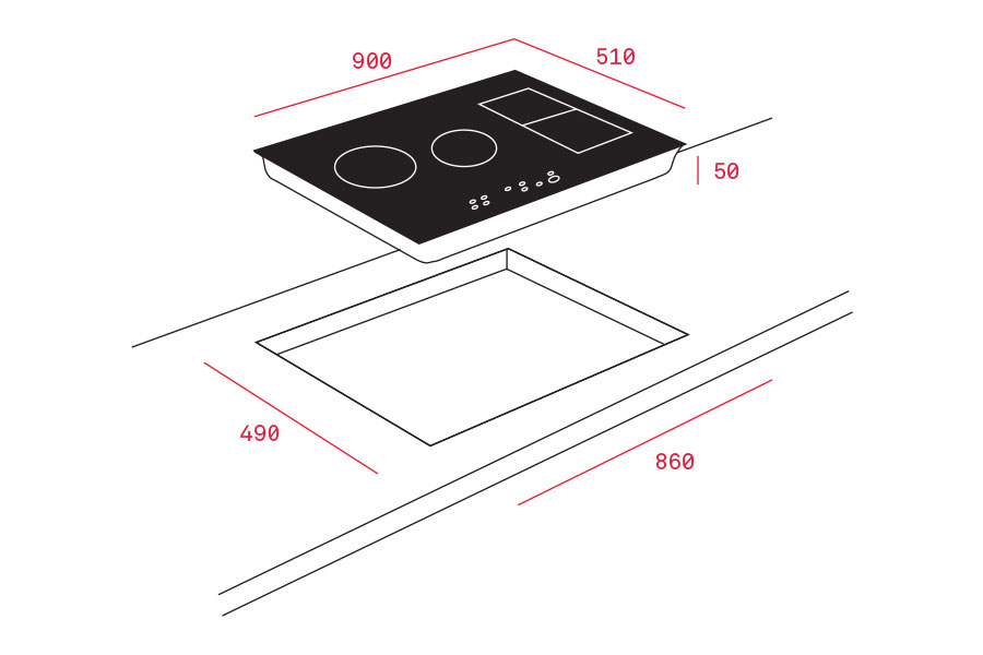 Bếp từ Teka IRF 9480 TFT TABLET