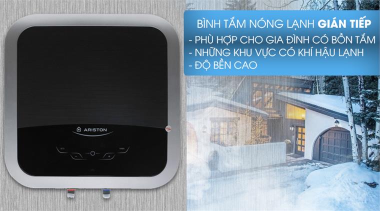 Bình nóng lạnh gián tiếp Ariston 30 lít AN2 30TOP 2.5 FE-MT chính hãng