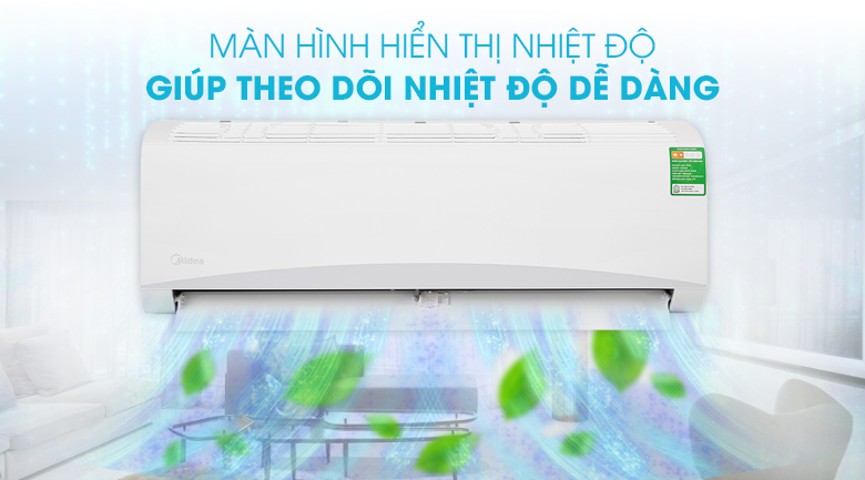 Điều hòa Midea 9000BTU 1 chiều MSAFG-10CRN8 