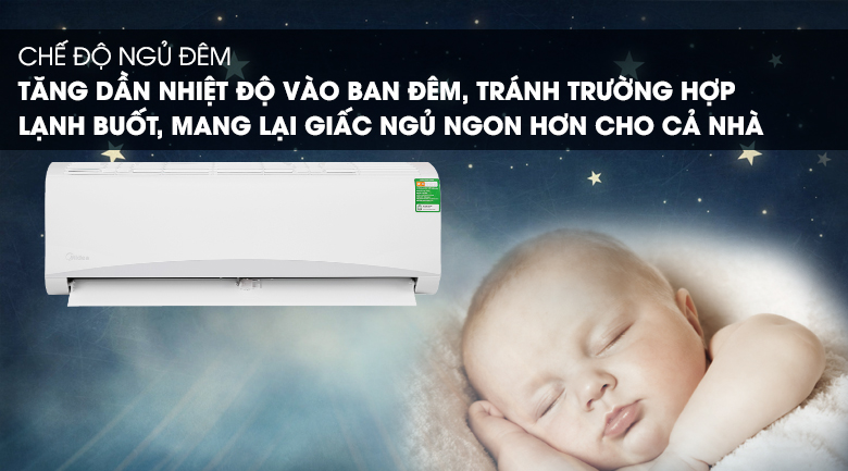 Điều hòa Midea 9000BTU 1 chiều MSAFG-10CRN8 