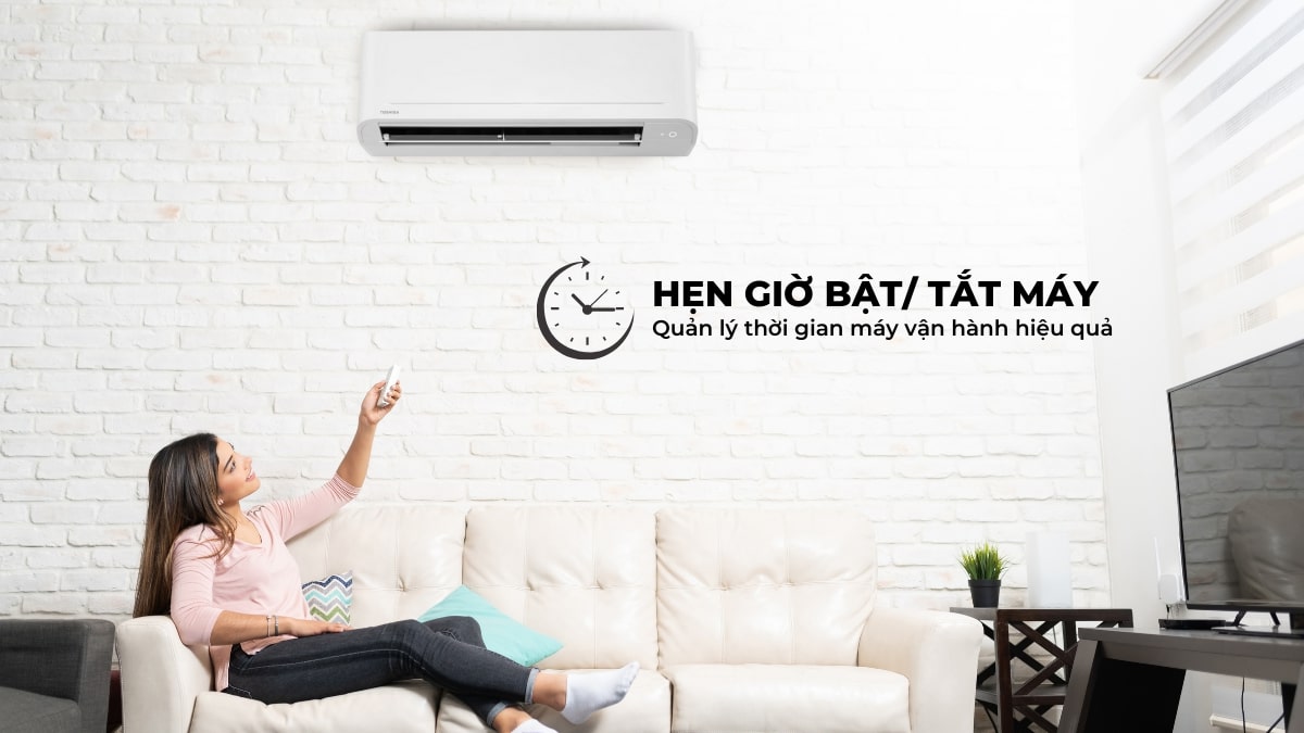 Điều hòa Toshiba 1 chiều 12000 btu inverter RAS-H13C4KCVG-V giá tốt