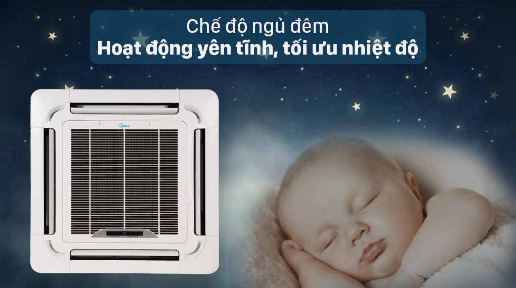 Điều hòa âm trần Midea 2 chiều 36.000 btu MCD-36HRN1-R