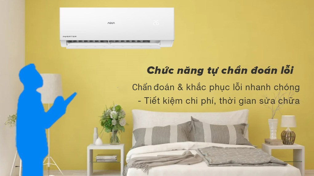 [2024] Điều hòa Aqua 1 chiều inverter 18000 btu AQA-RV18QE