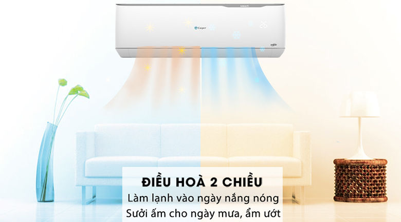 Điều hòa Casper 2 chiều Inverter 9000 BTU GH-09TL32