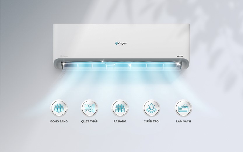 Điều hòa Casper 2 chiều inverter 12.000 btu GH-12IS33 giá tốt