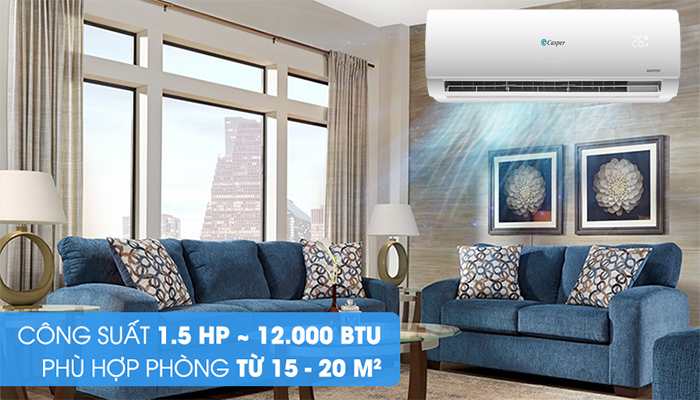 Điều hòa 1 chiều Casper inverter 12000 btu MC-12IS33 giá rẻ