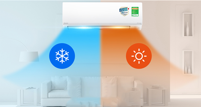 Điều hòa Daikin 2 chiều Inverter 11900 BTU FTHF35VAVMV