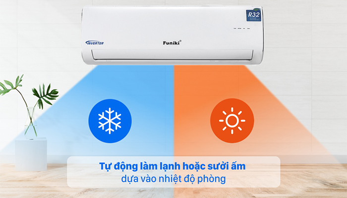 Điều hòa Funiki 12000BTU 2 chiều inverter HIH12TMU