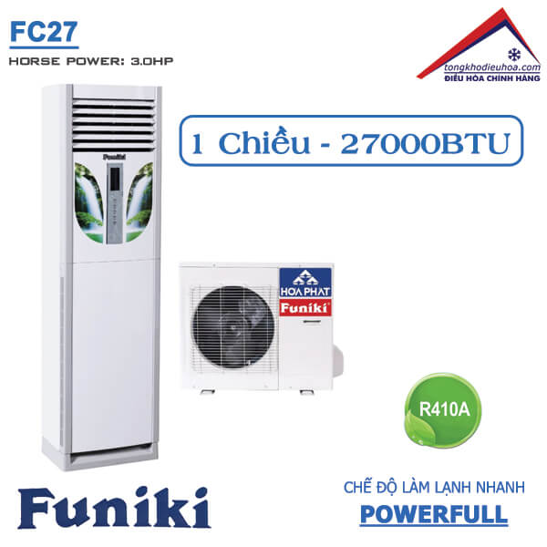 Điều Hòa Tủ Đứng Funiki 1 Chiều 27.000BTU FC27