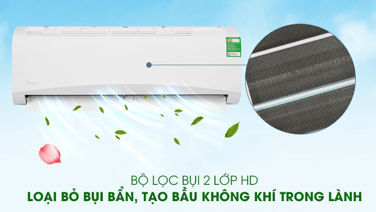 Điều hoà Midea 9000BTU MSAFA-10CRN8