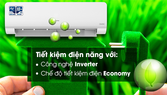 Điều hòa Nagakawa 24000BTU 1 chiều inverter NIS-C24R2H10