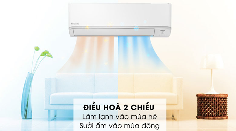 Điều hòa Panasonic 2 chiều Inverter 11900BTU CU/CS-YZ12WKH-8