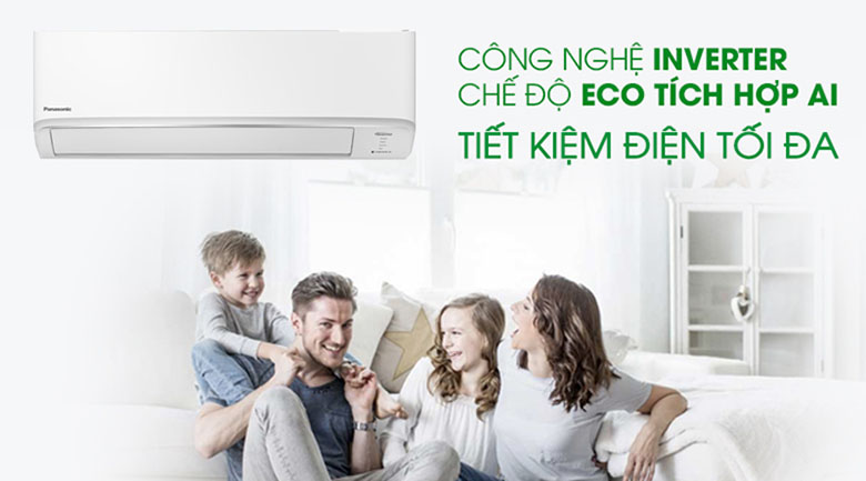 Điều hòa Panasonic 2 chiều Inverter 11900BTU CU/CS-YZ12WKH-8