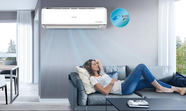 Điều hòa Sharp 1 chiều inverter 12000 btu AH-X13ZEW