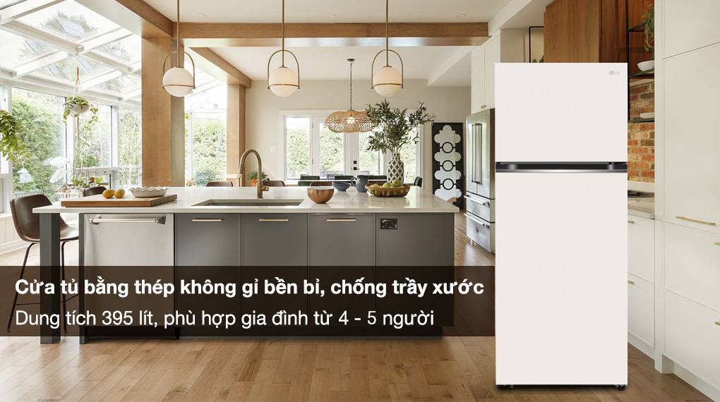 Tủ lạnh LG inverter 395 lít GN-B392BG 2023