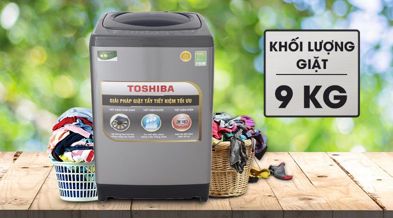 Máy giặt 9 Kg Toshiba AW-H1000GV/SB lồng đứng