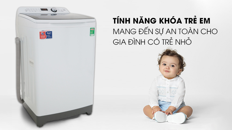 Máy giặt Aqua 10 kg AQW-FR100ET.H lồng đứng