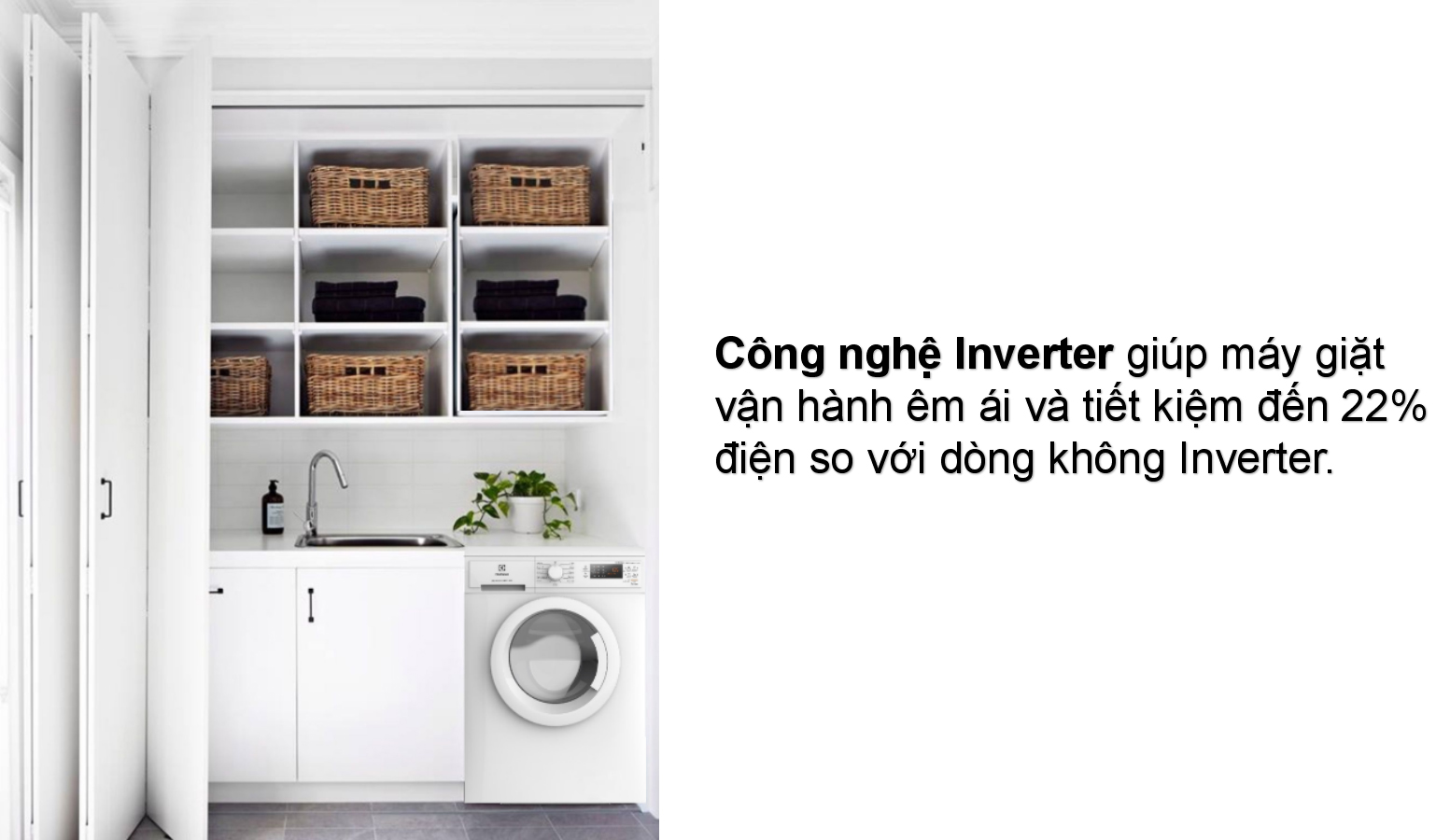 Máy giặt Electrolux Inverter 7.5 Kg EWF7525DGWA