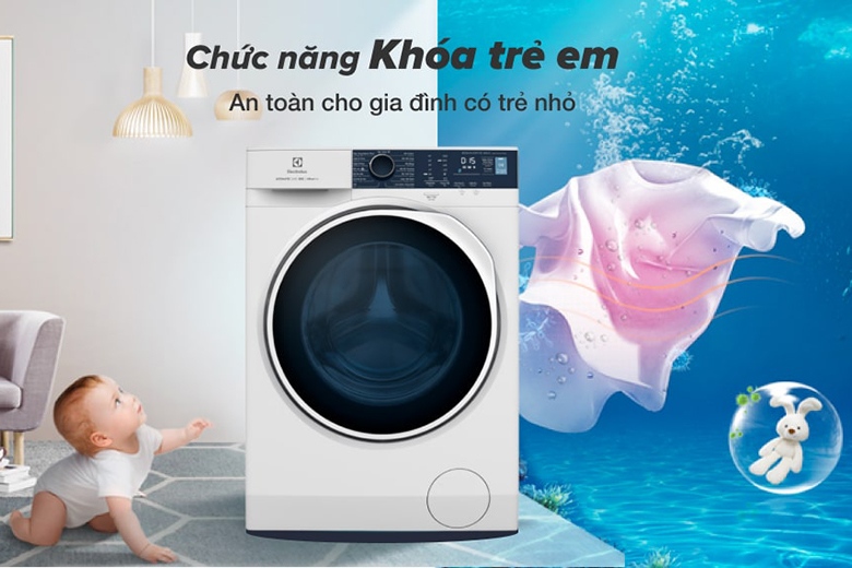 Máy giặt Electrolux Inverter 9 kg EWF9024P5WB lồng ngang