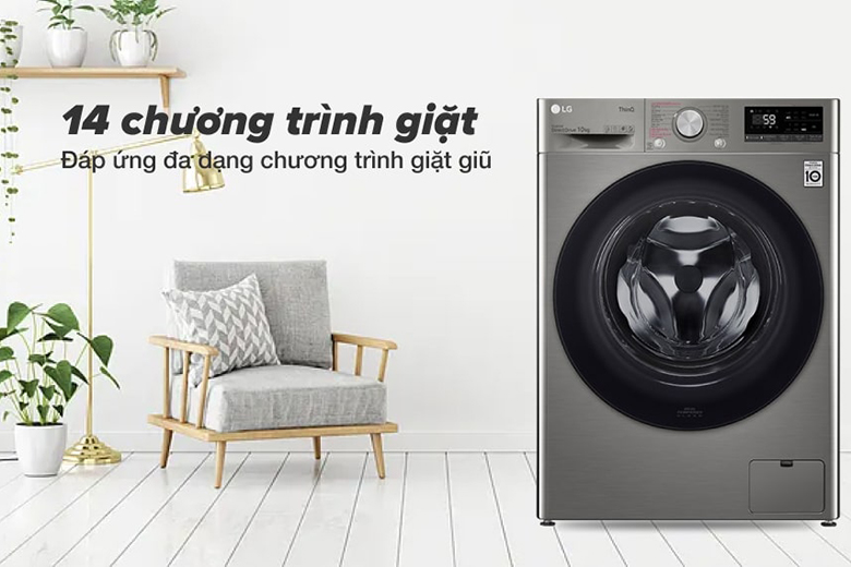 Máy giặt LG Inverter 10 kg FV1410S4P lồng ngang