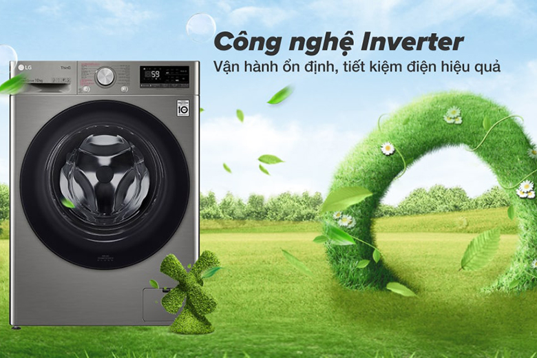 Máy giặt LG Inverter 10 kg FV1410S4P lồng ngang