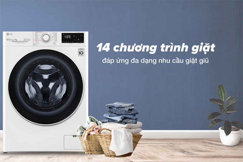 Máy giặt LG Inverter 11 kg FV1411S5W lồng ngang