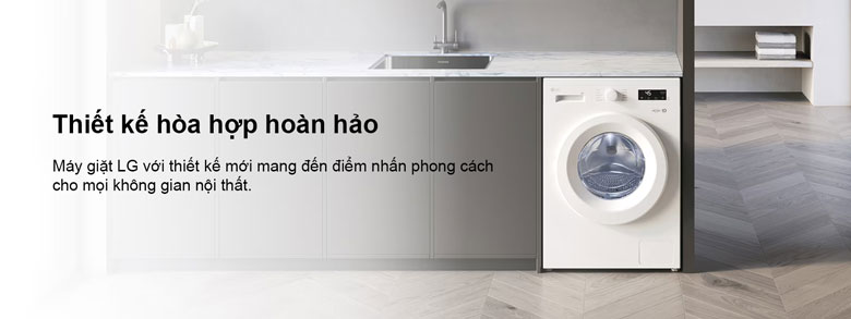 Máy giặt LG lồng ngang inverter 9 kg FB1209S6W 2024