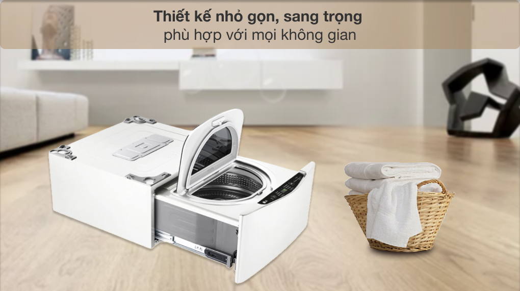 Máy giặt mini Twin Wash LG 2.5kg TV2402NTWW giá tốt