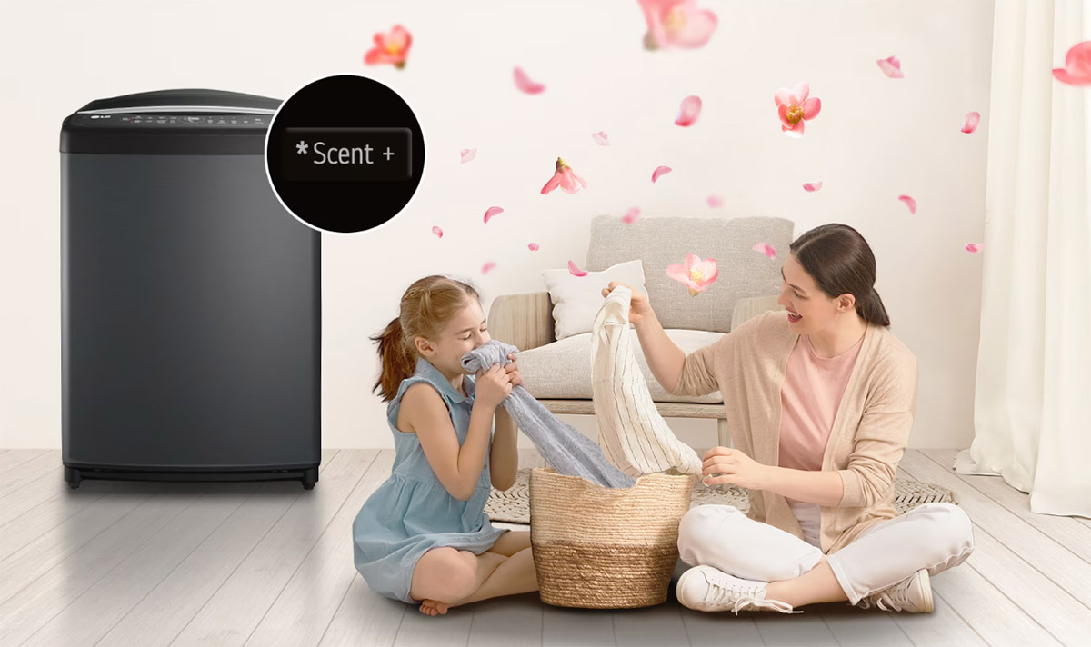 Máy giặt lồng đứng LG inverter 19 kg TV2519DV7B 2023