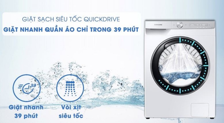 Máy giặt lồng ngang Samsung AI inverter 9 kg WW90TP54DSH/SV giá rẻ