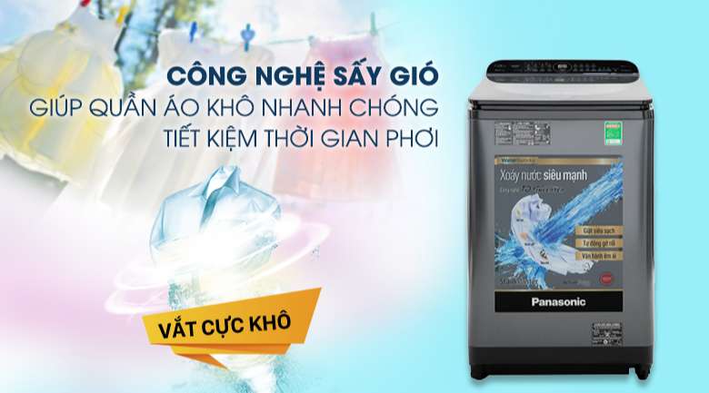 Máy giặt Panasonic lồng đứng 11.5 kg NA-FD11AR1BV