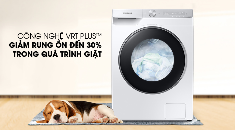 Máy giặt Samsung AI Inverter 9 kg WW90TP44DSH/SV lồng ngang