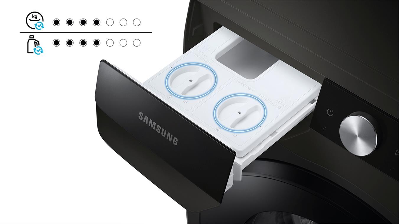 Máy giặt lồng ngang Samsung Addwash AI Inverter 12Kg WW12TP94DSB/SV