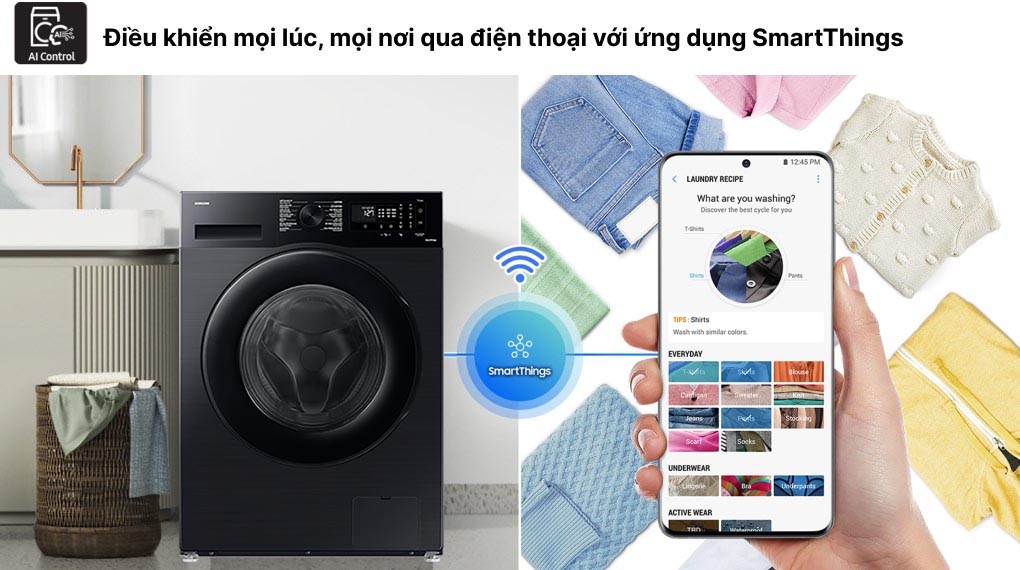 [2024] Máy giặt Samsung inverter 12 kg WW12CGC04DABSV