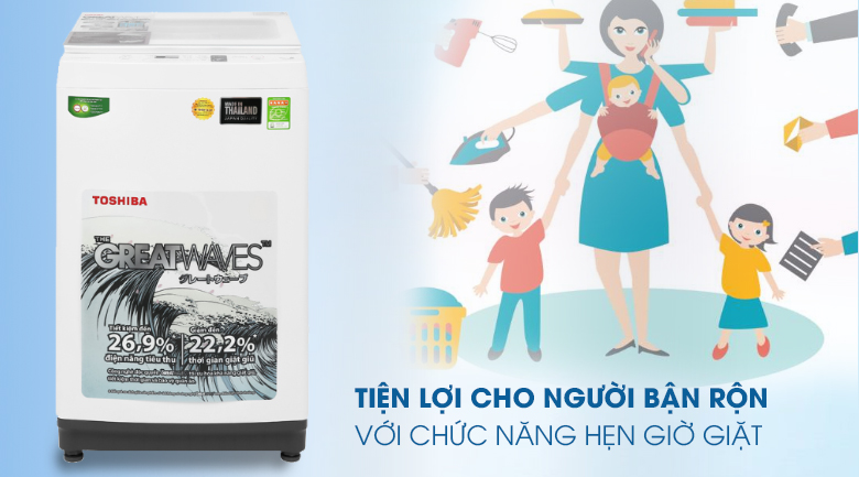 Máy giặt Toshiba 9Kg K1000FV(WW)