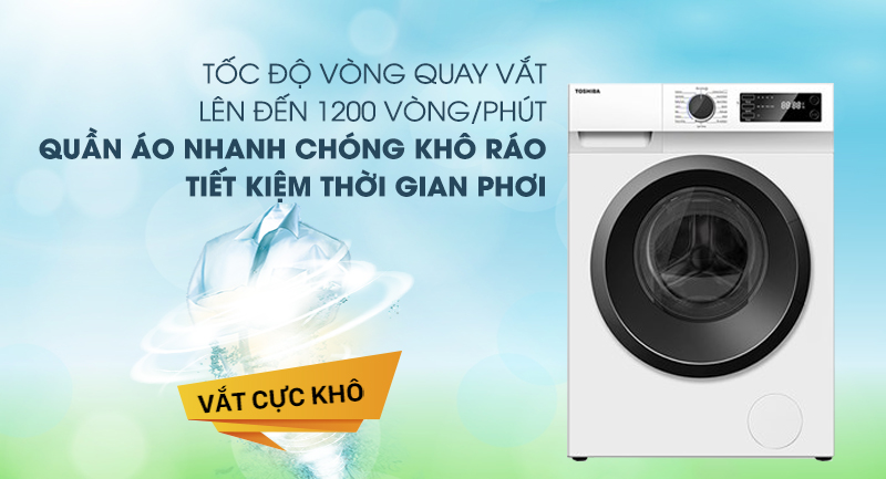 Máy giặt Toshiba Inverter 9.5 Kg TW-BK105S2V(WS)