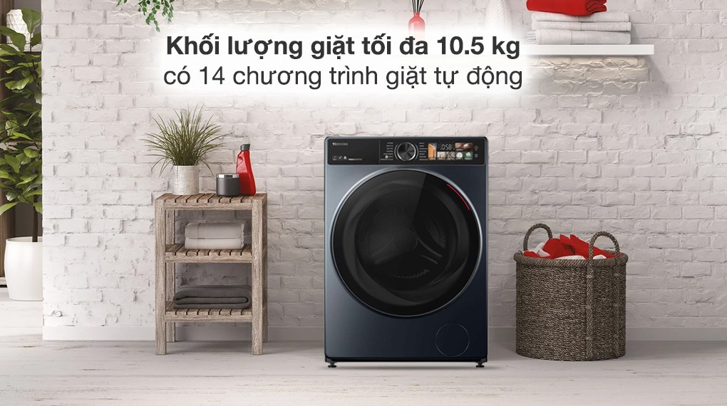 [2024] Máy giặt Toshiba inverter 10,5 kg TW-T25BU115MWV(MG)