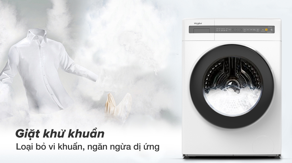 Máy giặt Whirlpool lồng ngang 9.0 kg FWEB9002FW 2022 giá rẻ