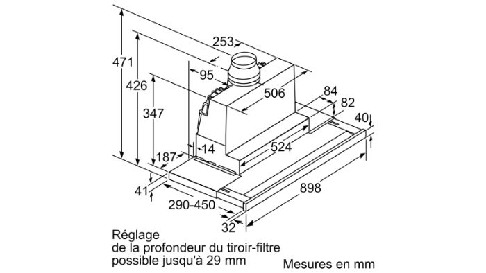 Máy hút mùi Bosch series 8 DFS097K51