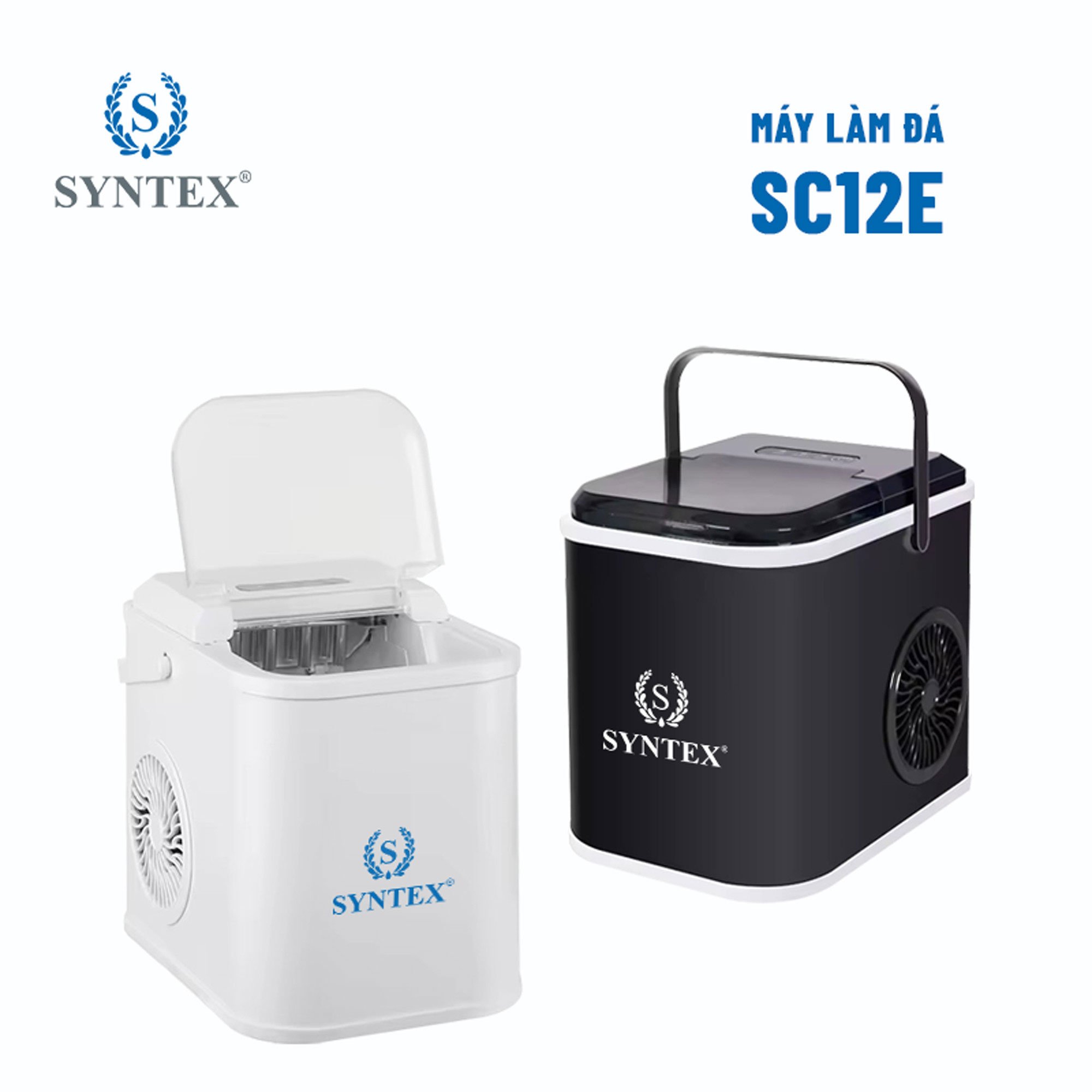 Máy làm đá mini siêu nhanh Syntex SC12E