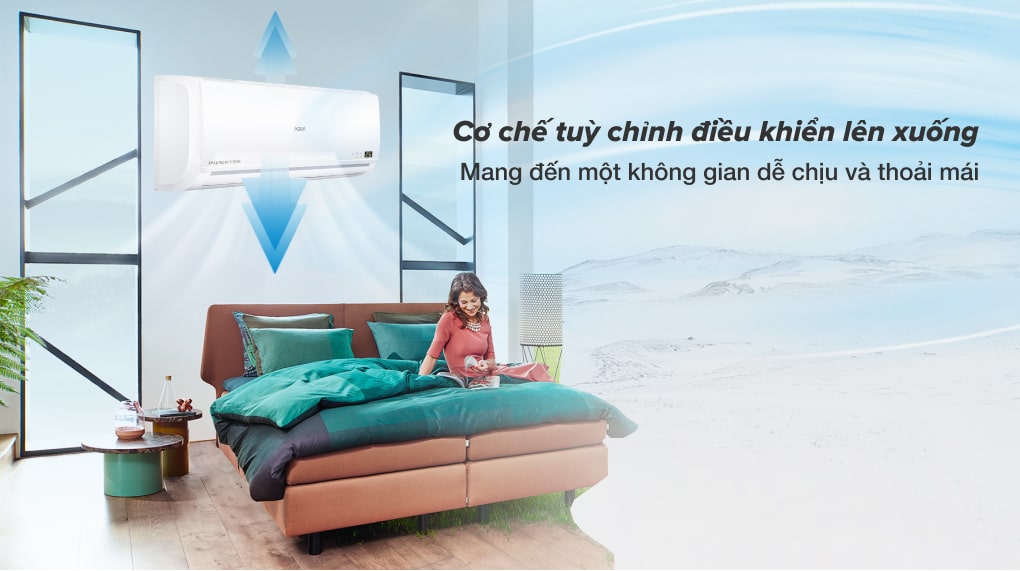 Điều hòa 1 chiều Aqua inverter 1 HP AQA-KCRV10TR model 2022