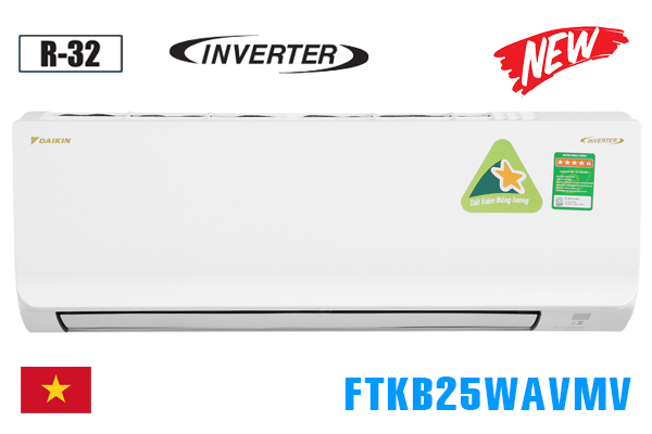 Điều hòa 1 chiều Daikin Inverter 9.000 BTU FTKB25WAVMV