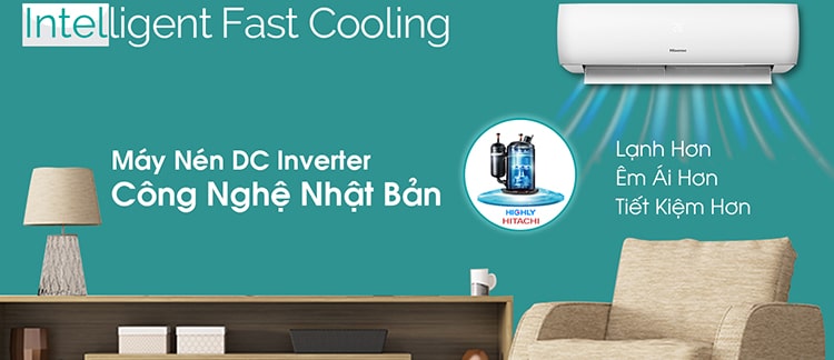 Điều hòa 1 chiều Hisense Inverter 18000 BTU AS-18TW4RGATU00