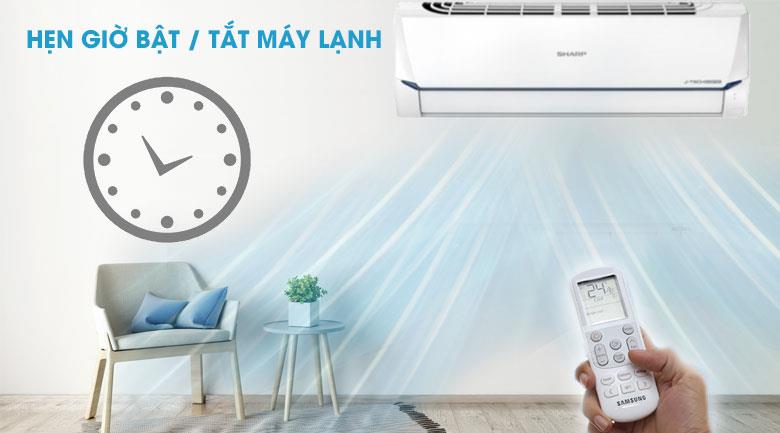 ĐIỀU HÒA SHARP 1 CHIỀU INVERTER 9000BTU AH-X9XEW có chế độ hẹn giờ