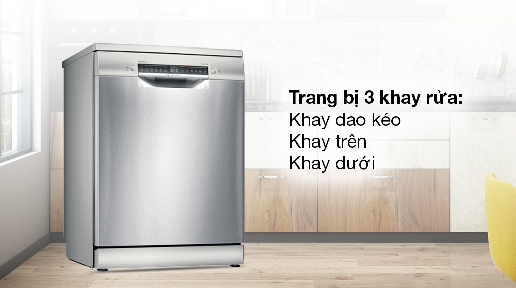 Máy rửa bát độc lập Bosch 14 bộ SMS4EMI06E