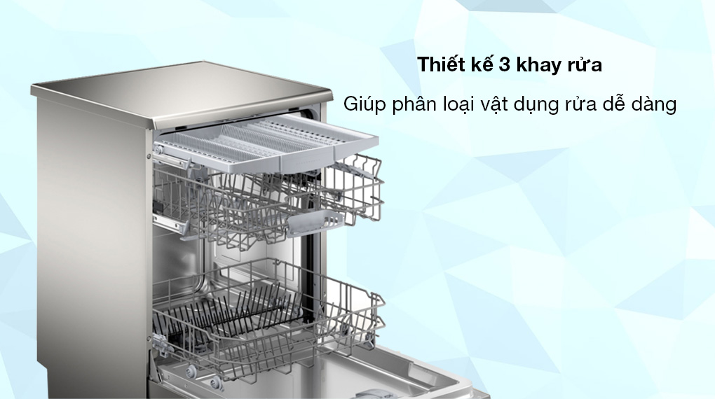 Máy rửa bát độc lập Bosch 14 bộ SMS4HMI07E