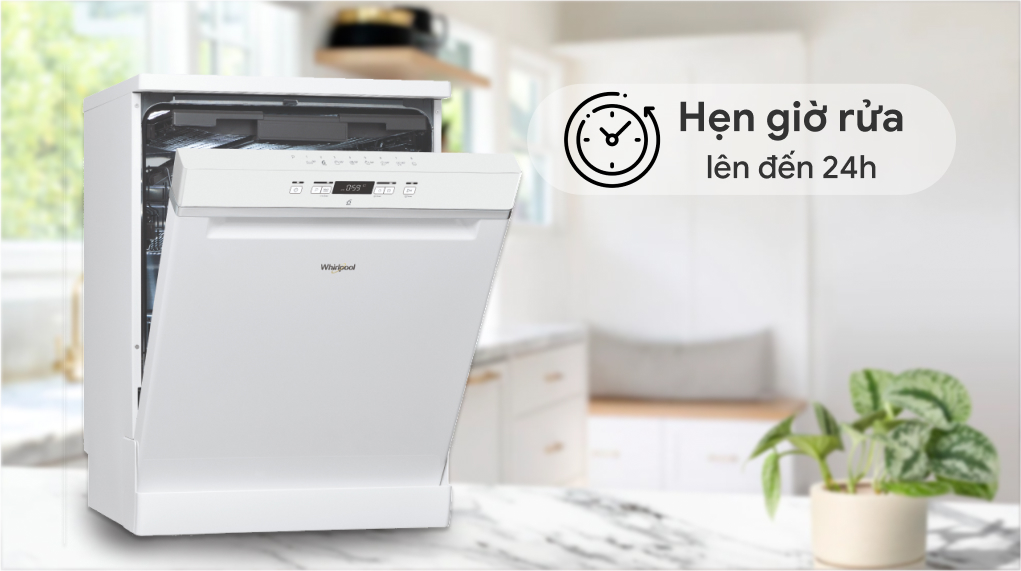 Máy rửa bát độc lập Whirlpool 14 bộ WFC 3C26P 2022 giá rẻ