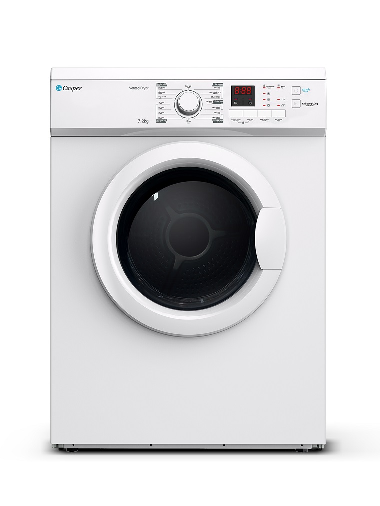 Máy sấy Casper TD-72VWD 7.2kg model 2022 thiết kế nhỏ gọn