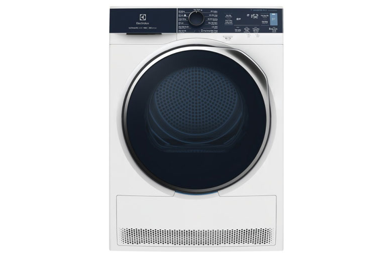 Máy sấy bơm nhiệt Electrolux inverter 9 kg EDH903R9WB model 2022